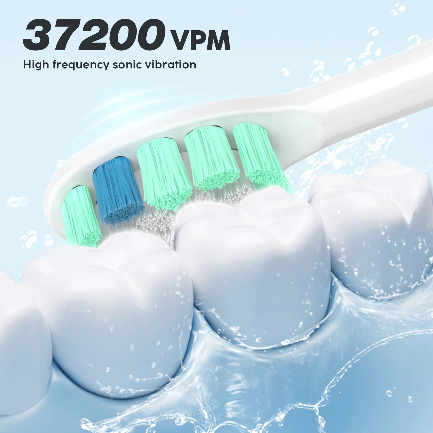 Smart Electric Toothbrush Rechargeable With 12pcs Replacement Head USB Tooth Brush 5 Modes Clean Whitening Sonic Toothbrush 5