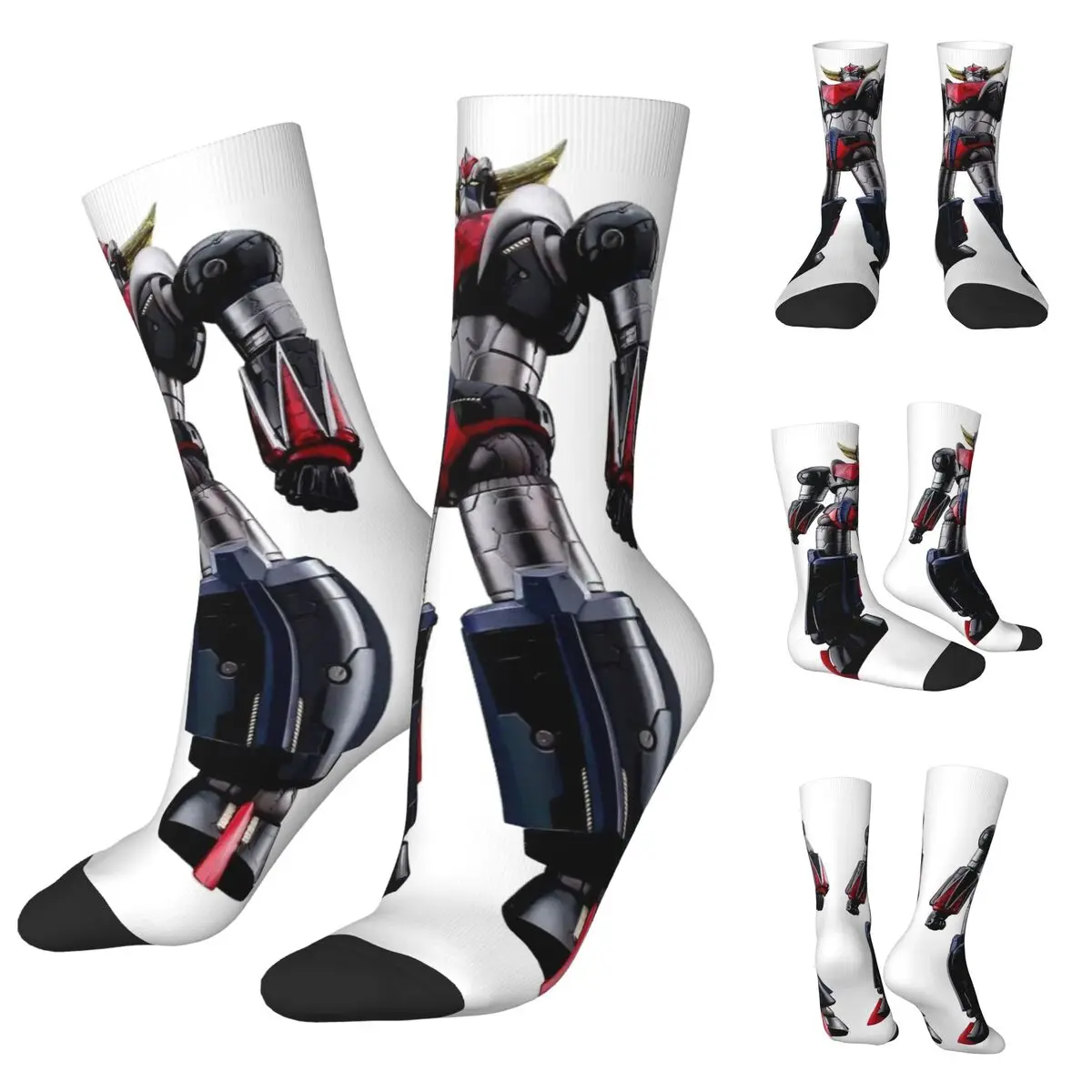 

Goldorak UFO Robot Men and Women printing Socks,lovely Applicable throughout the year Dressing Gift