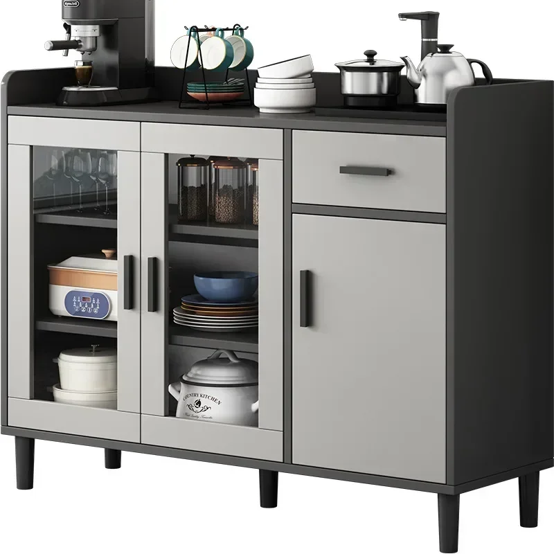 Dining Room Modular Sideboard Corner Cabinet Glass Display Closet Basket Cupboard Shelf Kitchen Armario De Cozinha Console Table