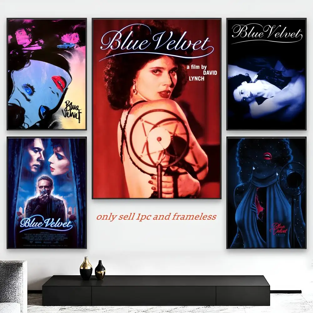 Premium Blue Velvet Movie Poster - HD Self-Adhesive Wall Decor for Home, Office, Dorm, and Bedroom - Perfect Gift Option