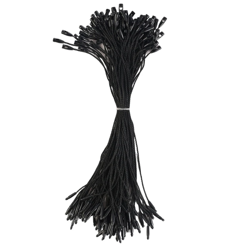 Pack of 100 Clothing Label String Hanging Label Textile Accessory Hanging Cords