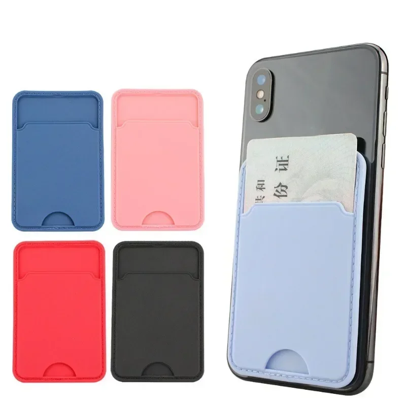Universal Self-Adhesive Card Holder for Phones - Secure Wallet Pocket for ID & Credit Cards