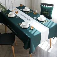 Modern Household Anti-fouling Nordic Tablecloth Rectangular Coffee Table Waterproof And Oil-proof Fabric Tablecloth Mantel Mesa 4