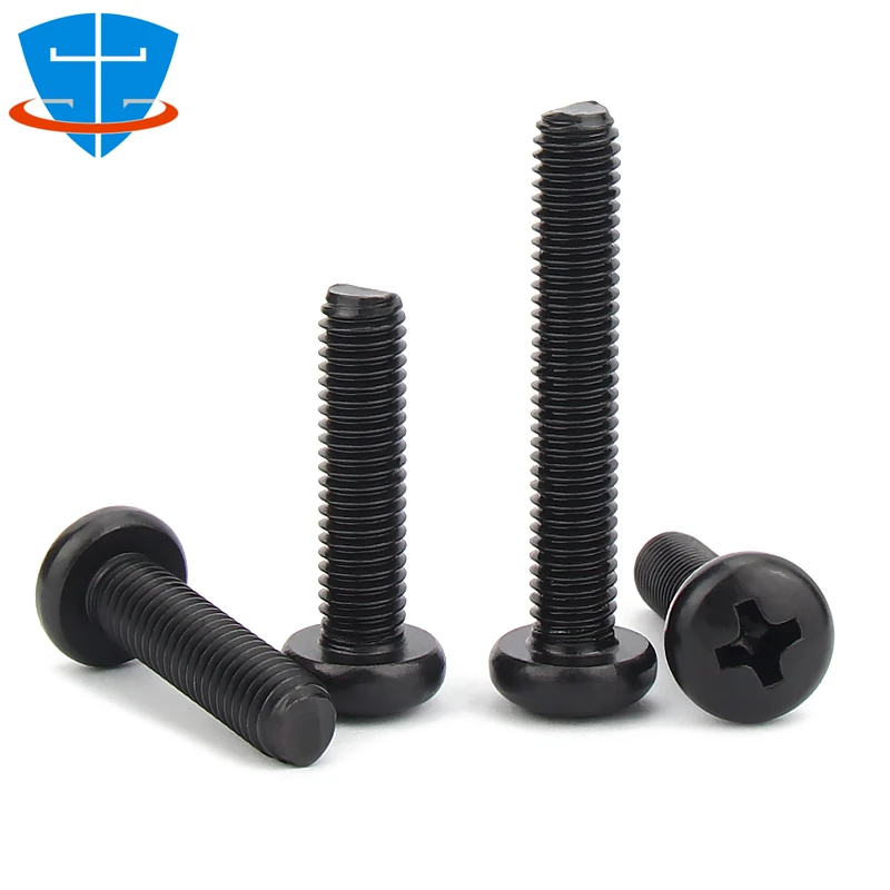 M4 X 12mm Viti A Testa Cilindrica Phillips 25 Pezzi DIN 7985 ISO 7045 Bullioni In - Foto 3