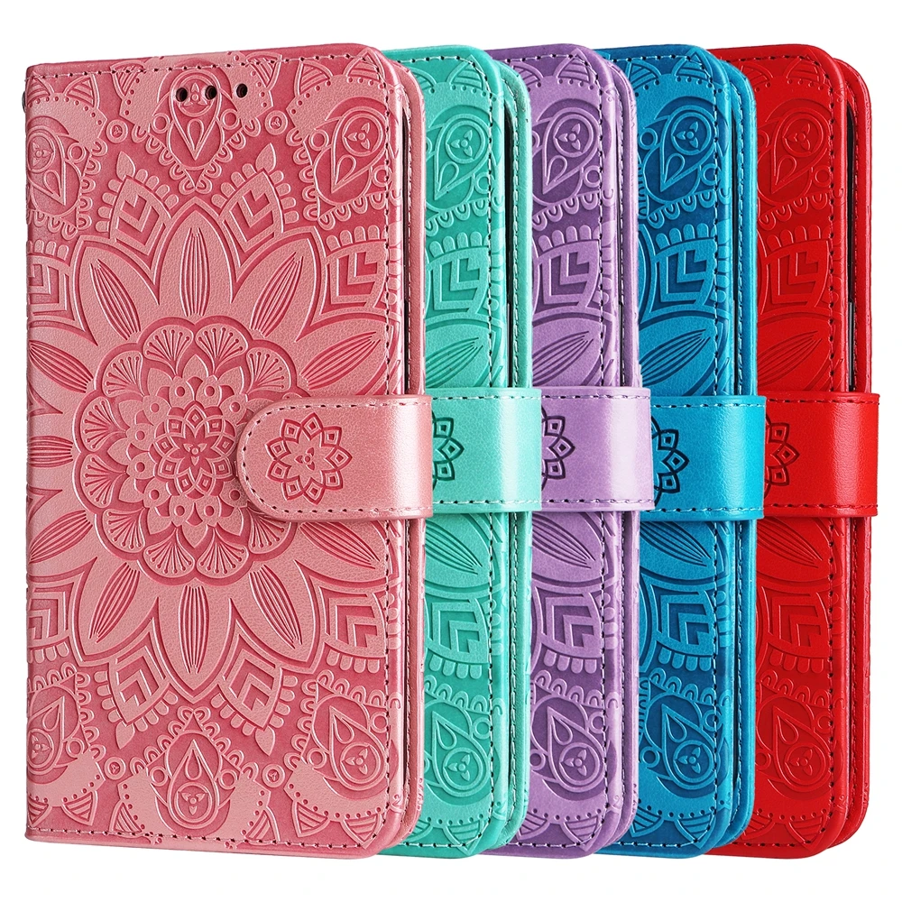 Magnetische Leder-Brieftaschenhülle für Samsung Galaxy S26 Plus Edge Ultra, Handyhülle mit Standfunktion, geprägtes Blumen- und Schmetterlingsmuster – Detail 3