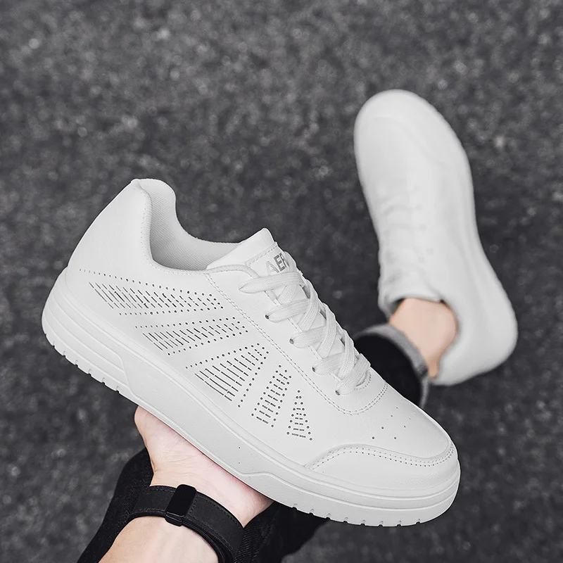 

Little White Shoes Men's 2023 Cross Border Large Casual Sports Board Shoes Breathable and Versatile Comfortable Men's Shoes