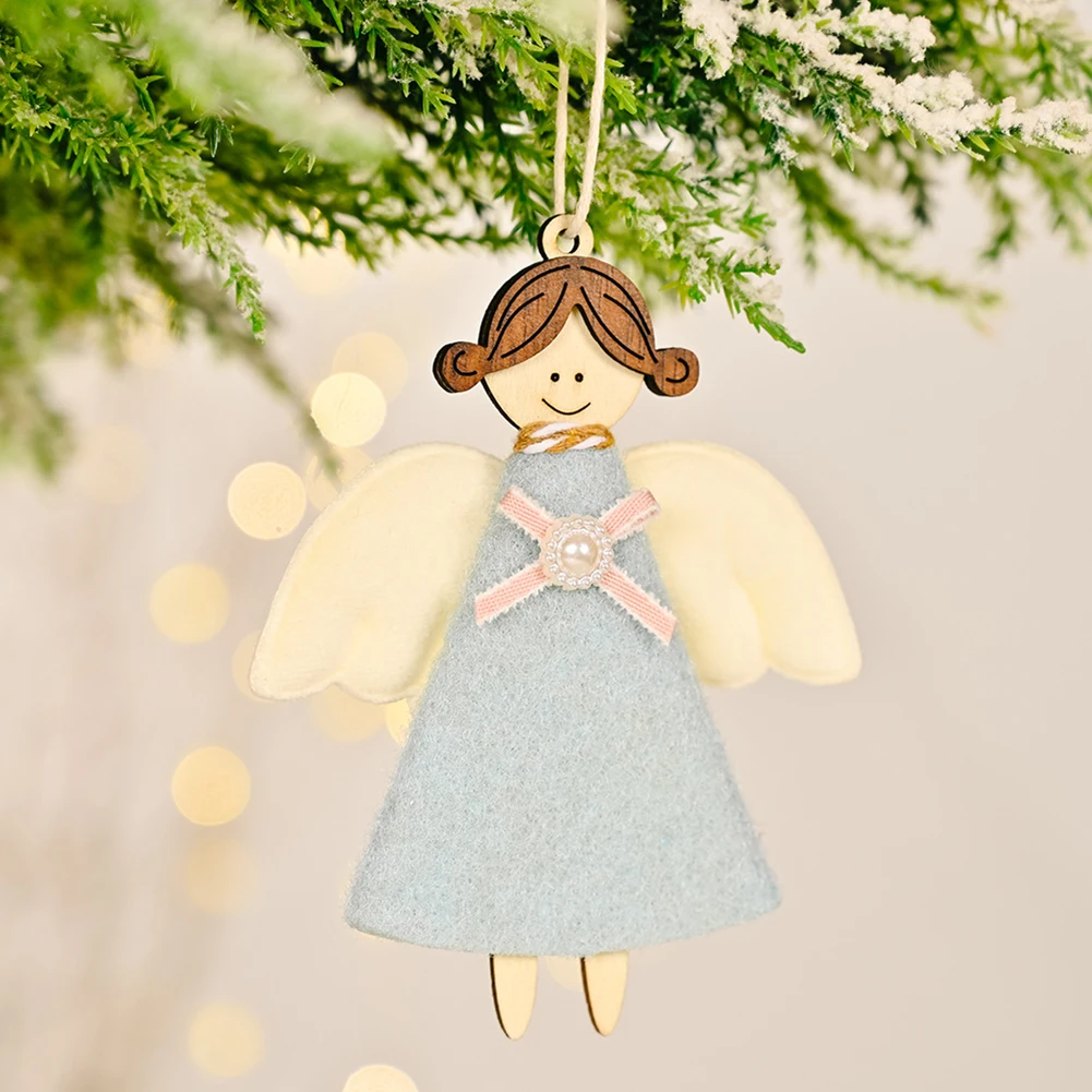 

Christmas Pendant Wooden Doll Garden Home 11CM*9CM Christmas Decoration Event & Party Supplies Festive Atmosphere