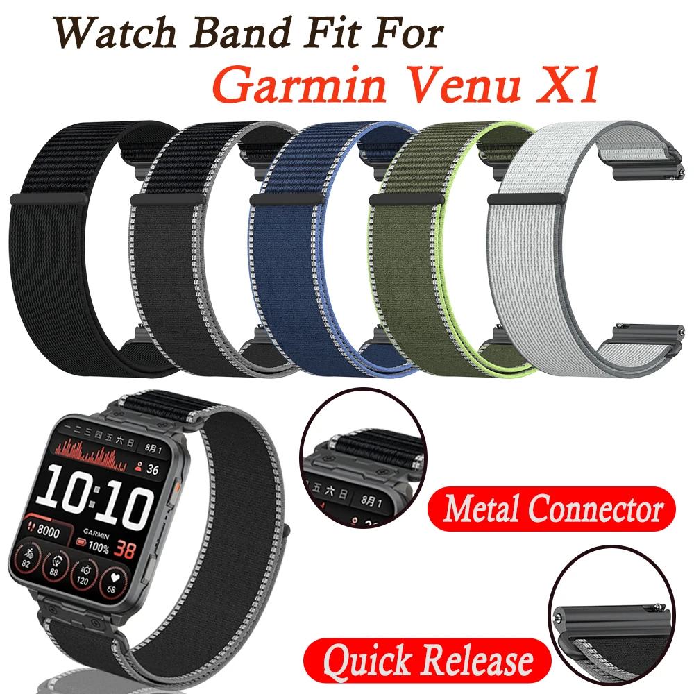 Nylon Weave Sports Wristband - Adjustable Fashion Strap Accessories