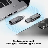 Original Lexar JumpDrive D400 Dual USB Drive Type C/A Memory Stick 32GB 64GB 128GB 256GB USB Type C Disk Dual Flash Disk For PC 2