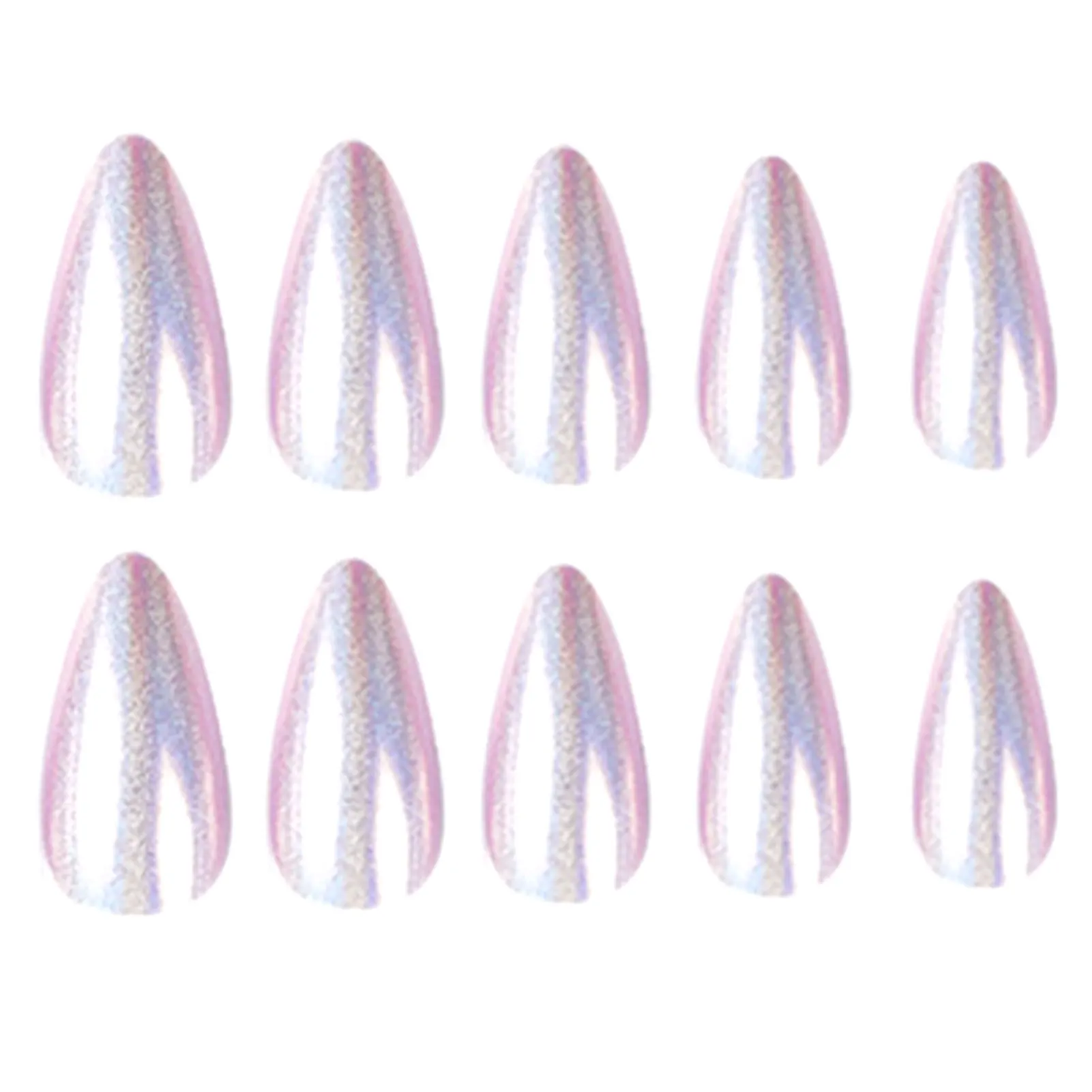 

Simple Aurora False Nails Easy to Peel Off False Nails Great Gift for Mother Sister Female Friends