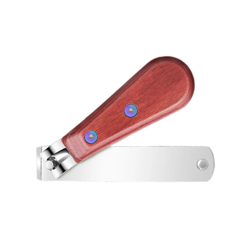 Y1UF Stainless Steel Nail Clippers Straight Nail Clippers Finger Nail and Toenail Cutter for Acrylic Nail Groomings Manicures 3