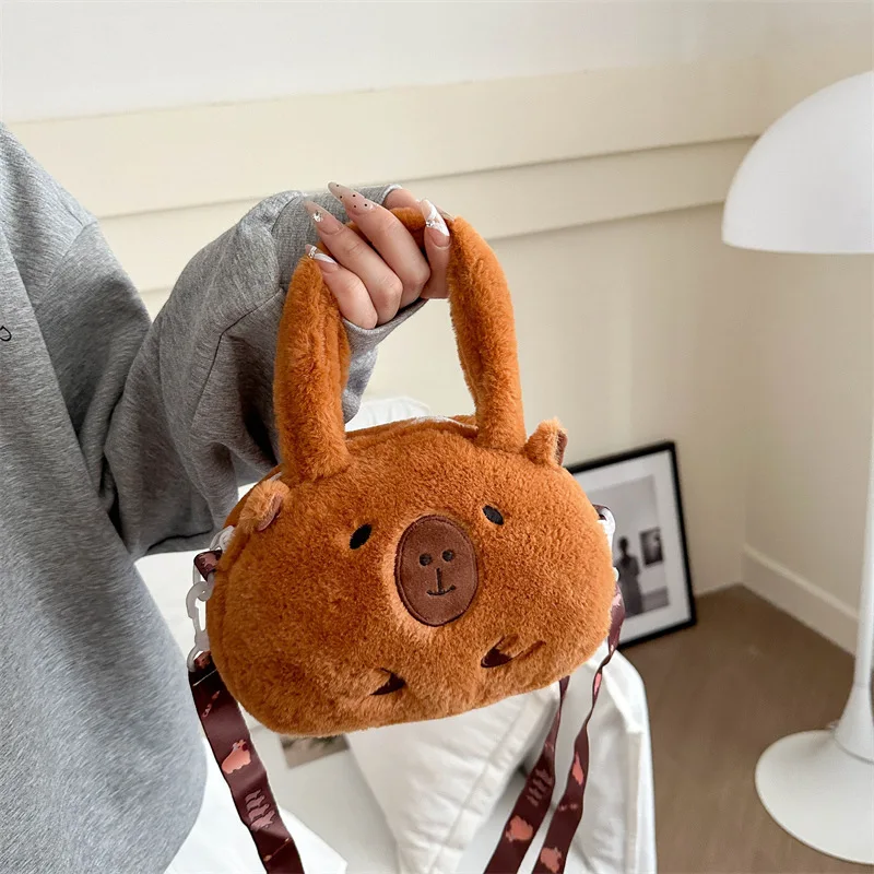 Dolphin plush backpack crossbody bag women handbags Capybara