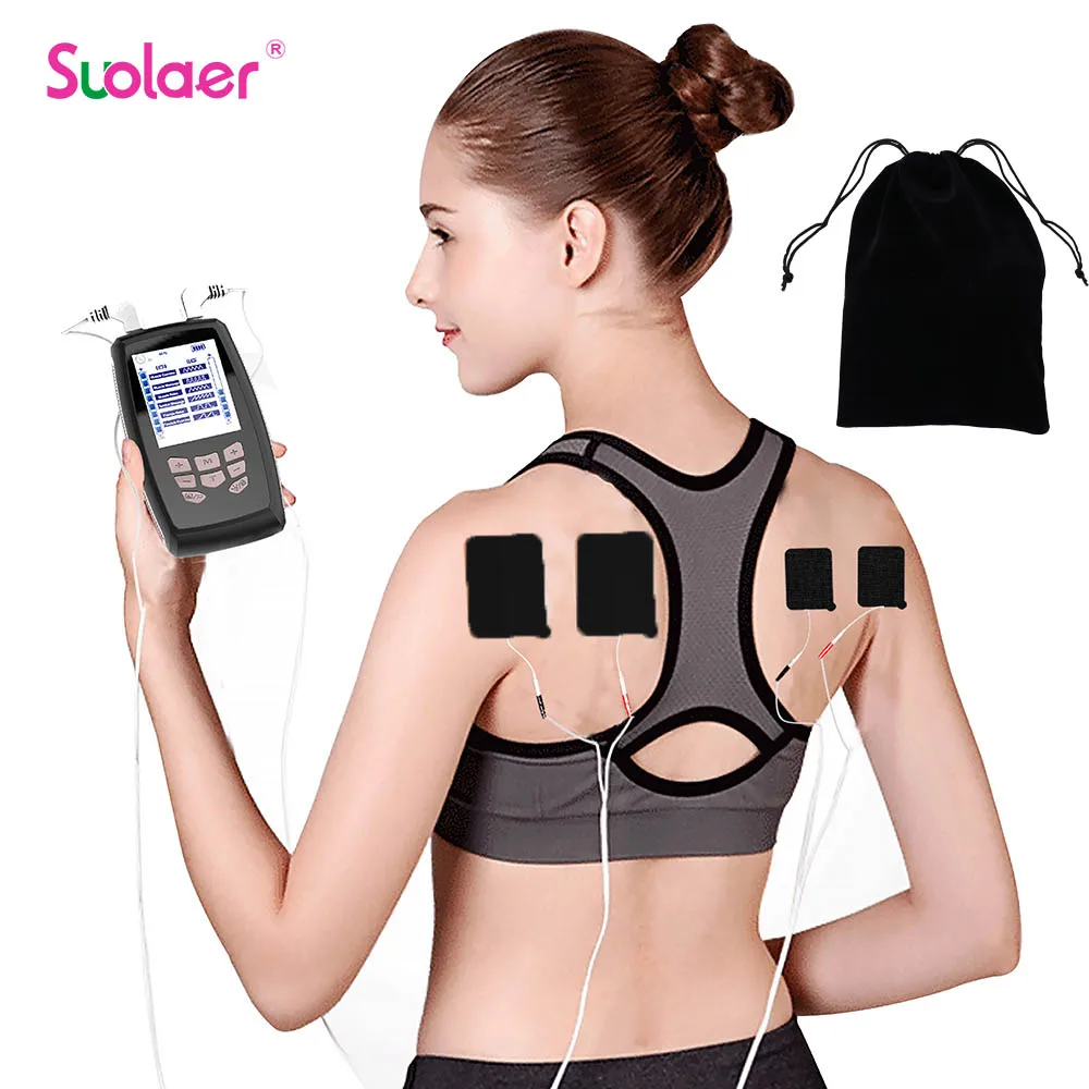 

Professional Physiotherapy Tens Machine EMS Meridian Acupuncture Body Massage Digital Therapy Slimming Muscle Electrostimulator