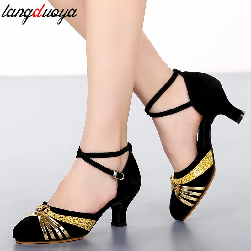 Latin Dance Shoes Woman High Heel Summer Tango Ballroom Dance Size 33-42 dance shoes