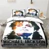3D Printing Michael Jackson Bedding Set Pillowcase Comforter King Queen Size Boys Adult Duvet Cover Bed Set 5