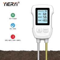 Yieryi Soil PH Meter LCD Digital PH Moisture Temp Tester Dual Needle Acidity Detector for Hydroponics Potted Plants Garden Farm 1