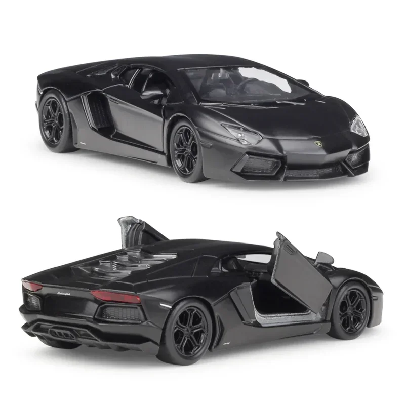 ミニカー Lamborghini lp700-4 black new LAMBORGHINI AVENTADOR LP 700-4 MINICAR COLLECTION 4 KYOSHO 1
