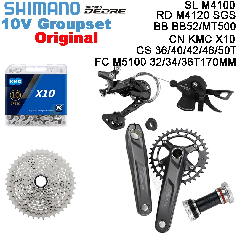Shimano Deore Grupo M4100 Biplato 26-36 Envu00edo Gratis
