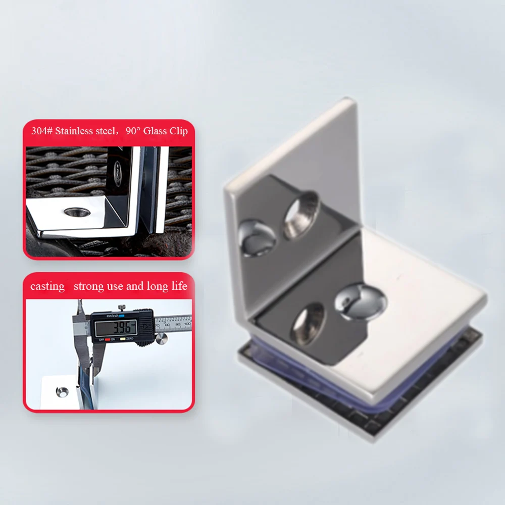 conector de vidro clipe vidro bracadeira 01