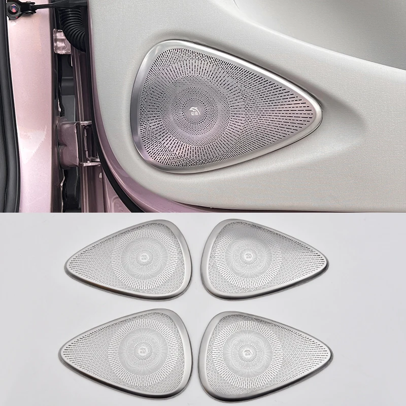 

For BYD Dolphin 2023-2024 Car Door Horns Stainless Steel Cover