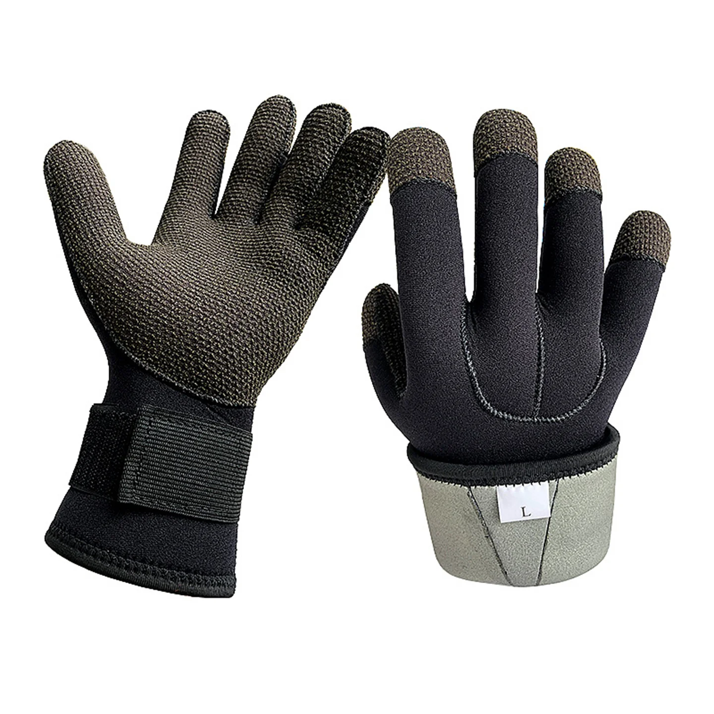 3/5mm Neoprene Kevlar Diving Gloves Wear-resistant Anti Cutting And Piercing For Snorkeling Swimming Fishing Hunting Skiing