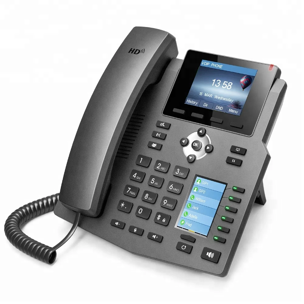 

X4 use In Office Conference Sip Voip IP Phone With 320*240 Color Screen