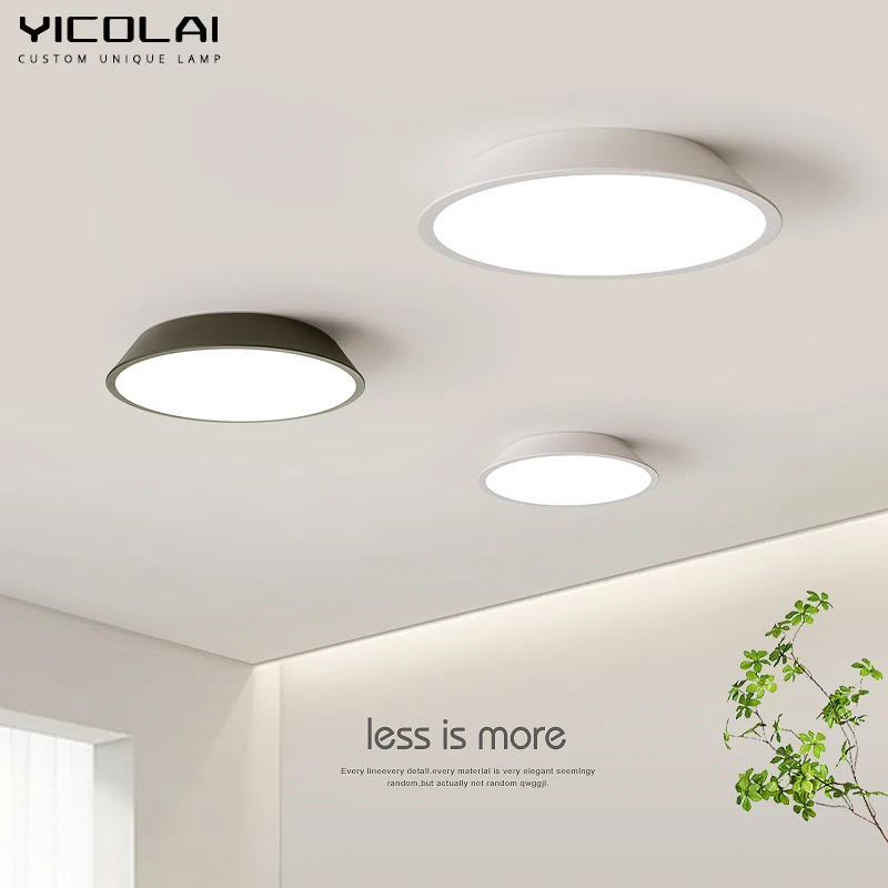 

Round Super Bright LED Ceiling Light Simple Home Decor For Living Dinning Study Room Balcony Loft Bathroom Modern Panel Fixtures