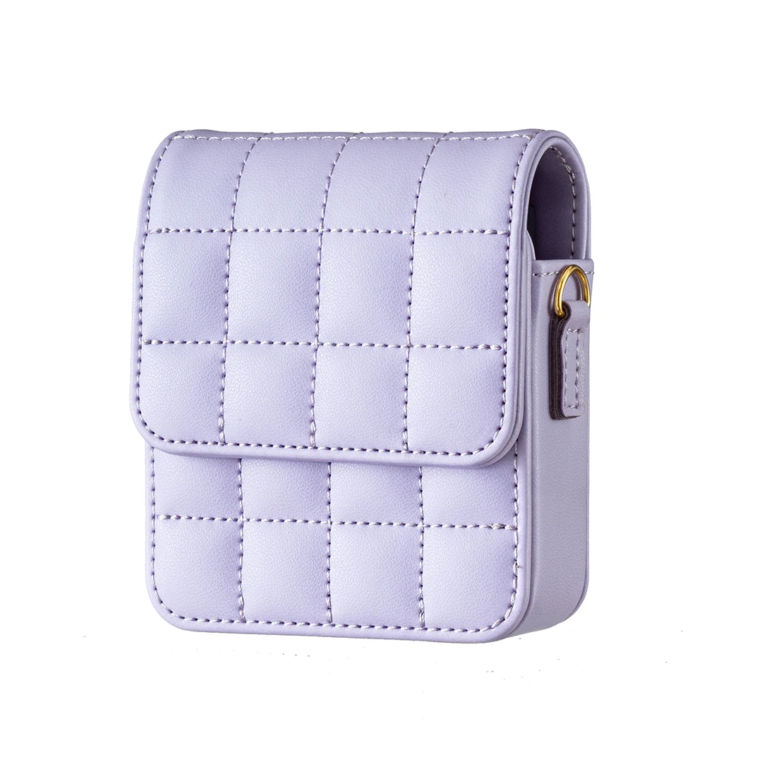 Crossbody Lanyard Leather Phone Case: Fashionable Mini Bag with Shockproof Pocket and Purse Cover