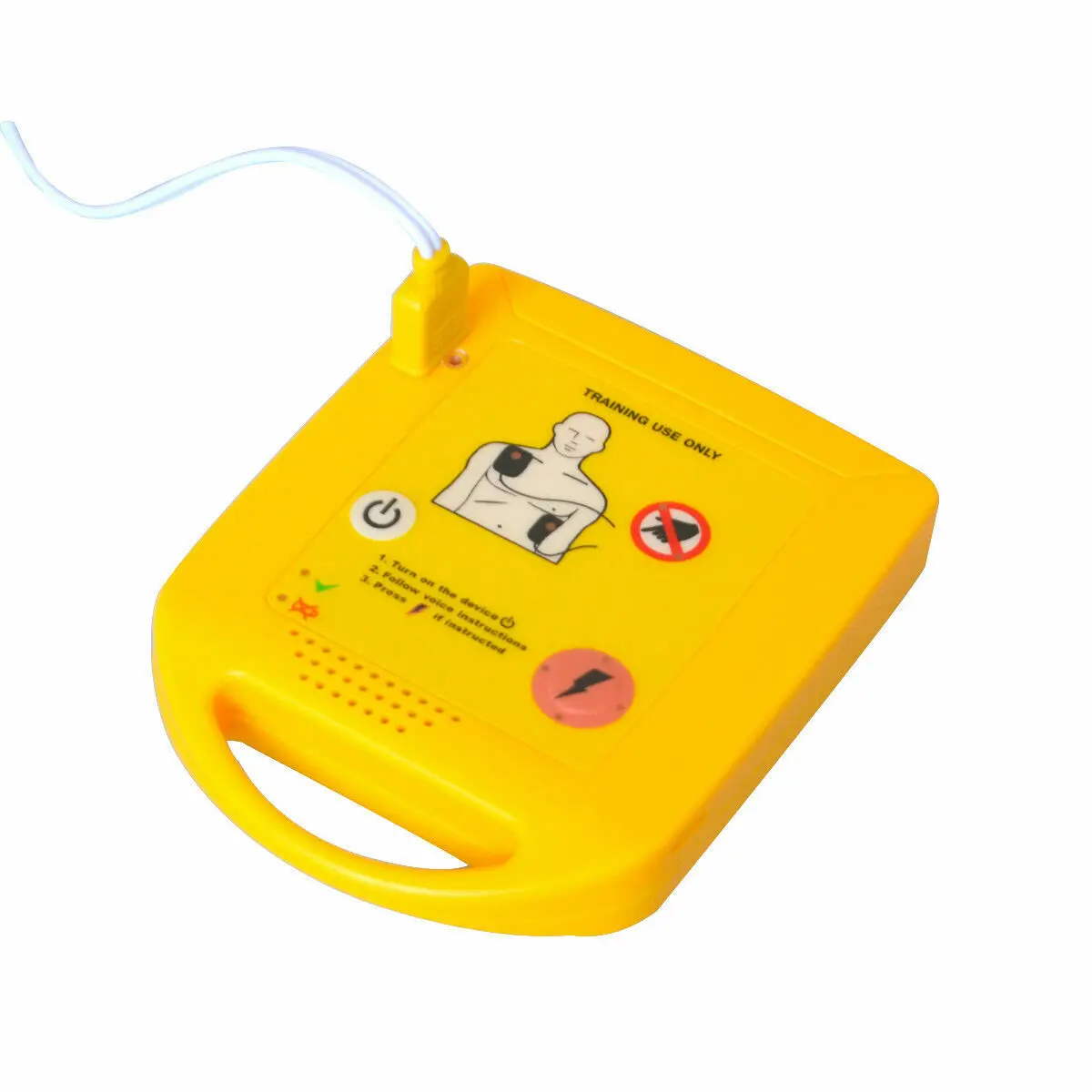 AED Trainer Device AED Trainer Device Automated Cardiopulmonary Resuscitation Training Voice Optional(English/Spanish/French/Portuguese) First Aid