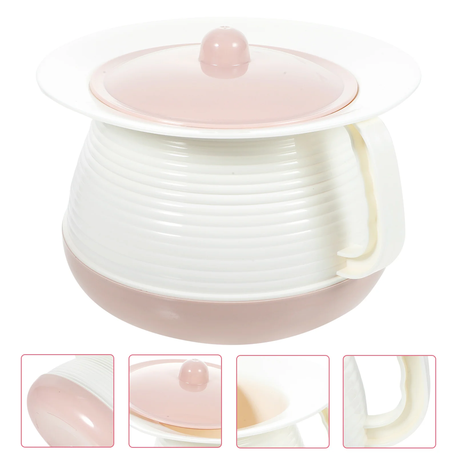 

Household Handheld Chamber Pot Fashion Child Elder Spittoon Children Bedpan Adult Urinal Toilet With Cover