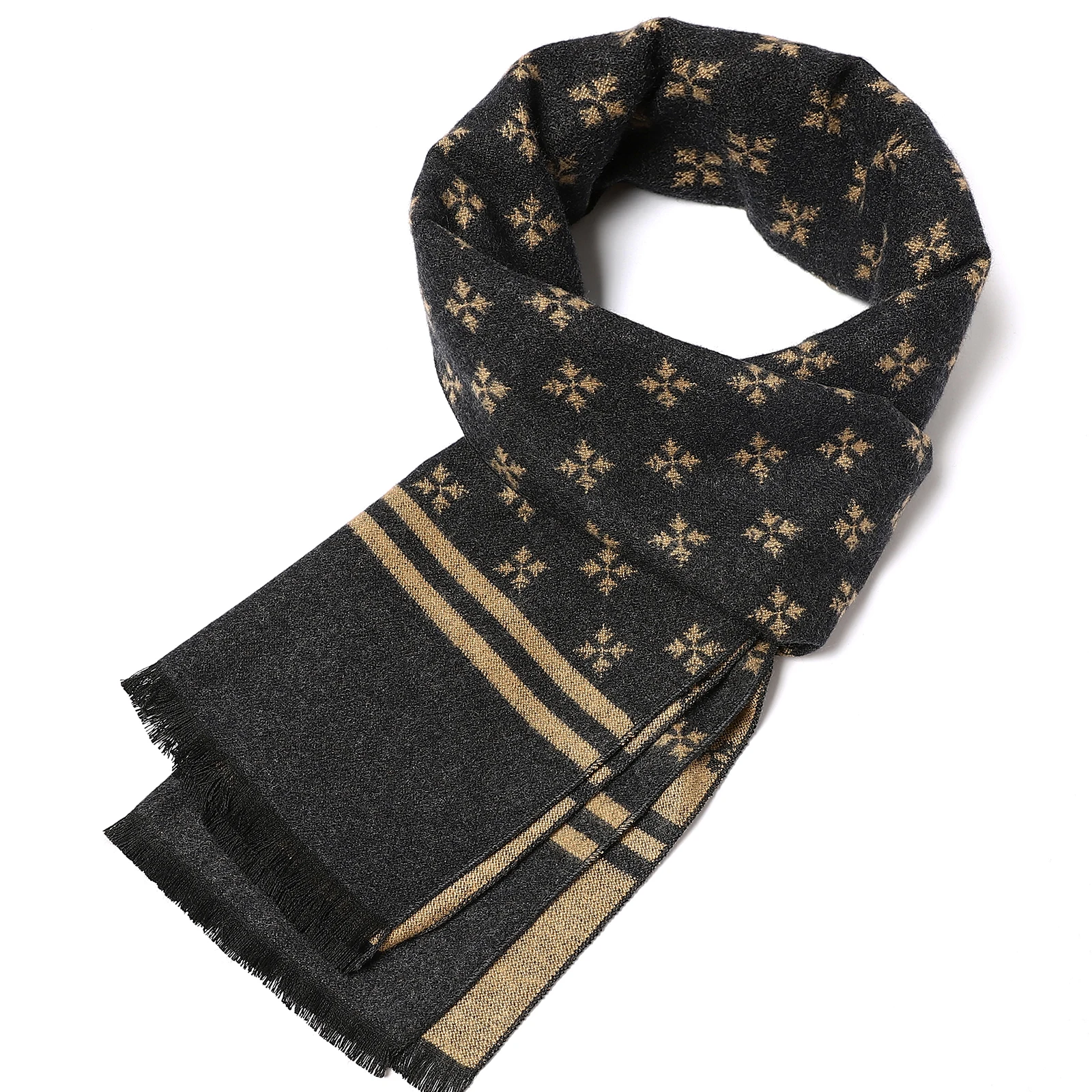 Fashion Pashmina Wraps Scarf Autumn Classic Plaid Beach Towel Winter Thick 180X33CM Scarves Men\'s Business Warm Cashmere Shawls