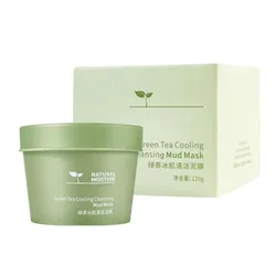 Green Tea Ice Mud Mask - Deep Cleansing & Moisturizing Oil Control Solution, 120g (120g)