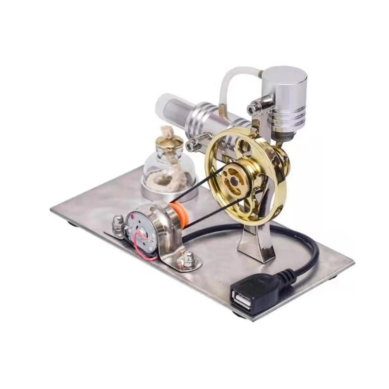 Physics Experiment Model Portable Toy Stirling Engine Model for STEM Education