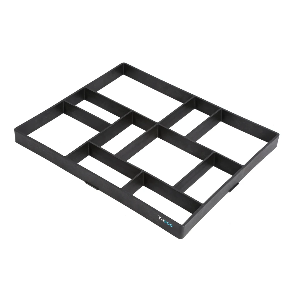 Concrete Mold Concrete Stepping Mold Garden Plastic Maker Road Paving Cement Mould Brick Stone Pathmate Stone