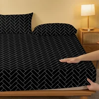 1 Piece of Harrow Porcelain Pattern Frosted Bedsheet, Bedroom Printed Bedspread, Bedding (Excluding Pillowcases) 1