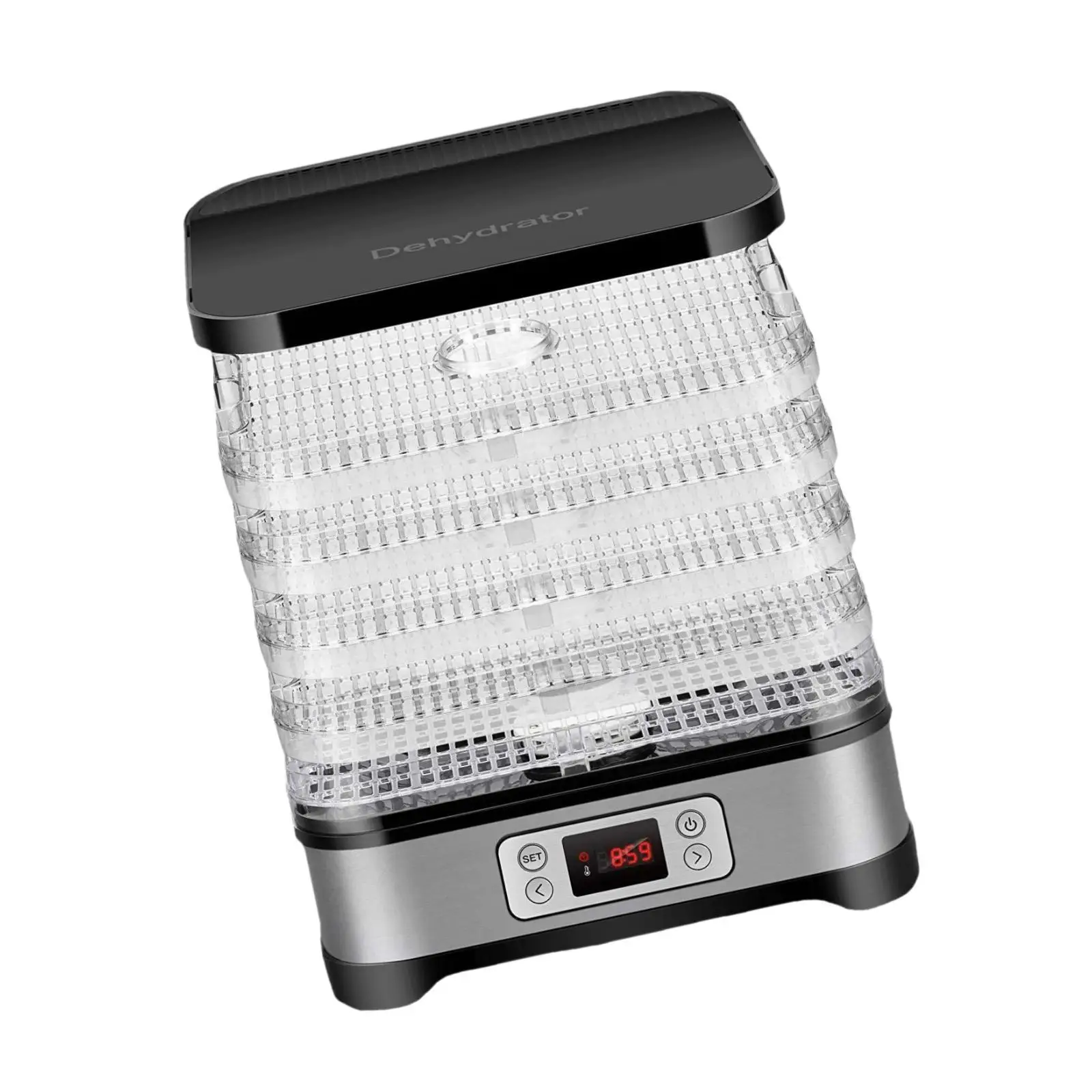 Electric Food Dryer 5 Trays Portable Fruit Dryer for Dog Treats Meats Snacks 3