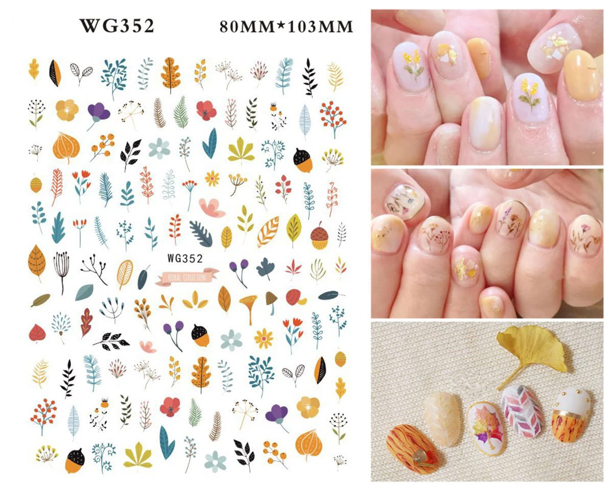 Colorful Fireworks Nail Art Stickers Plastic Nail Stickers | eBay