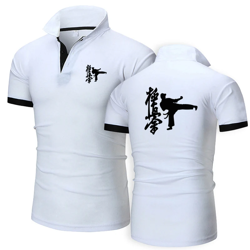 Cotton Breathable Polo Shirt for Men Summer Casual Wear