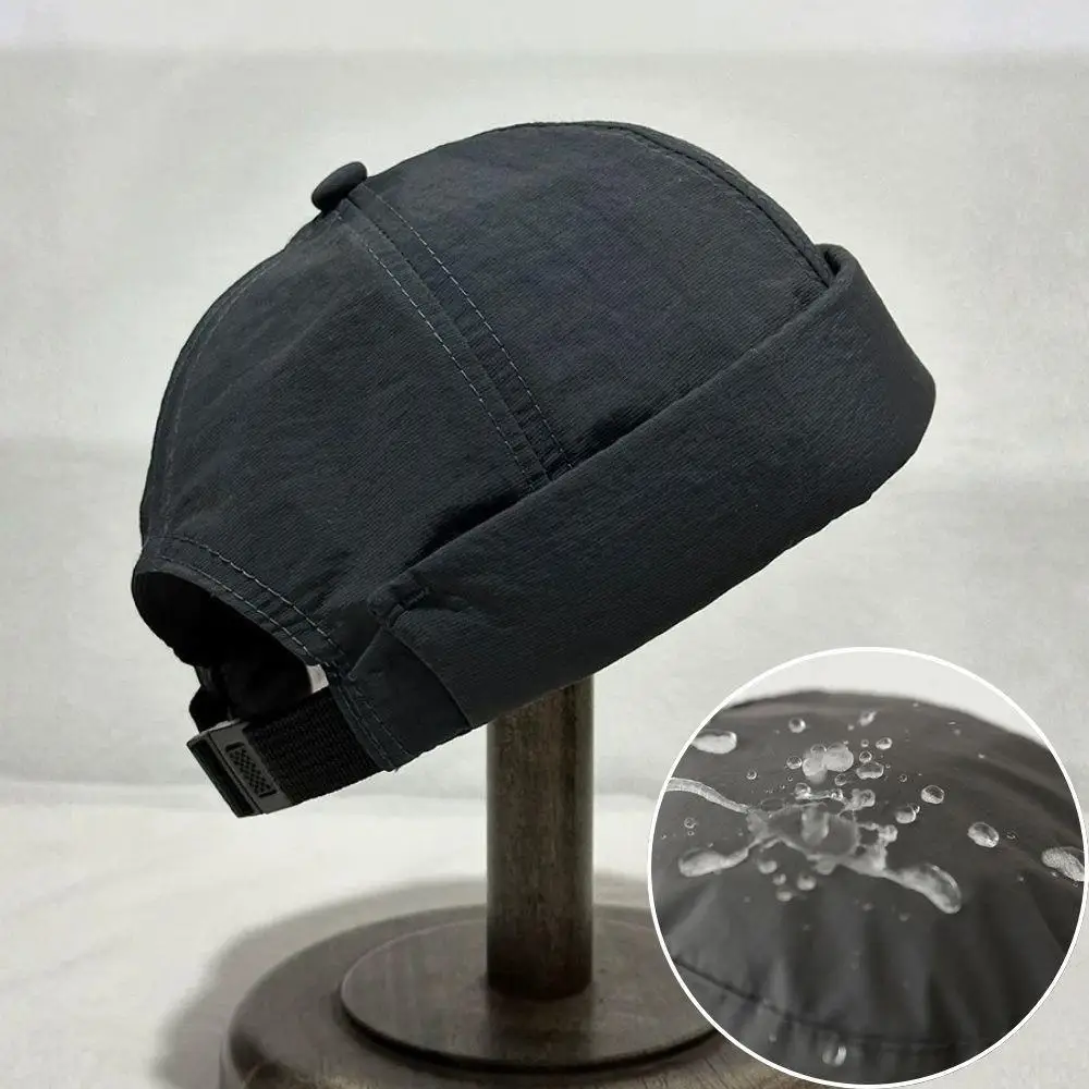 New Casual Landlord Hat Ultra-Light Spring Summer Quick Dry Brimless Hat Retro Hip Hop Skullcap Men Women Bucket Cap Mesh Beanie