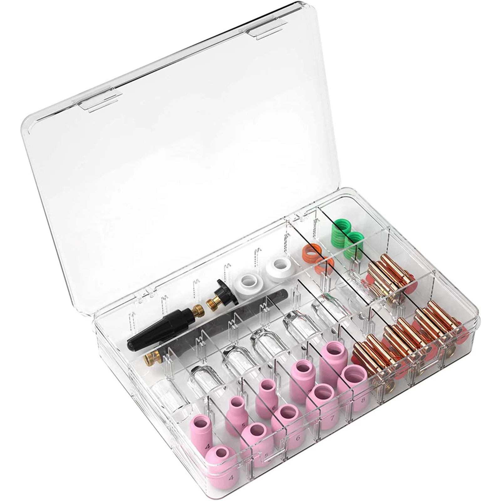 

Сварочные аксессуары, короткая газовая линза, алюминиевый корпус зажимного патрона сопла для сварки TIG, задняя крышка фонарь/18/26 Новинка