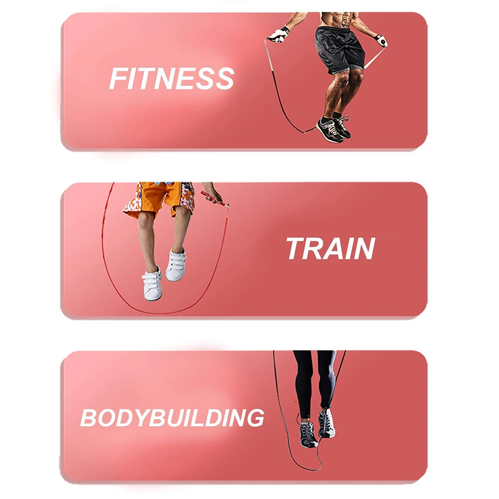 Crossfit Speed Jump Rope 360&deg; Swivel Ball Bearing Adjustable Steel Coated Skipping Rope Fitness Training Boxing Sports Exercises