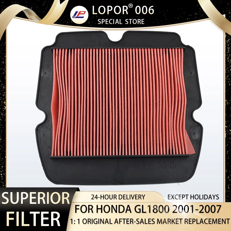 Motorcycle Air Intake Filter Cleaner For Honda Gl1800 Gold Wing 2001