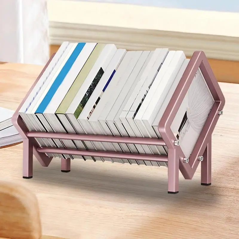 Fox Claw Wood Tilting Bookcase in Living Room/Home/Office, Desktop Book Shelf