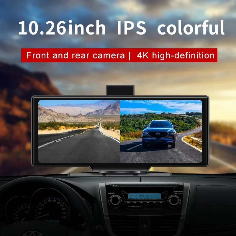޴ ڵ    ī÷, MP5 ÷̾, ȵ̵ ڵ 4K DVR, GPS ׺̼  , 10.26 ġ