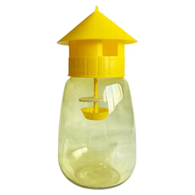 Piège à mouches en plastique jaune, 5 pièces, tueur de fruits, piège à drosophile, verger à mouches, Anti-fruits, piège à mouches, contrôle des insectes 3