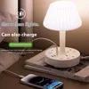 Household desk lamp socket student dormitory study eye protection bedside lamp small night light with night light charging 4