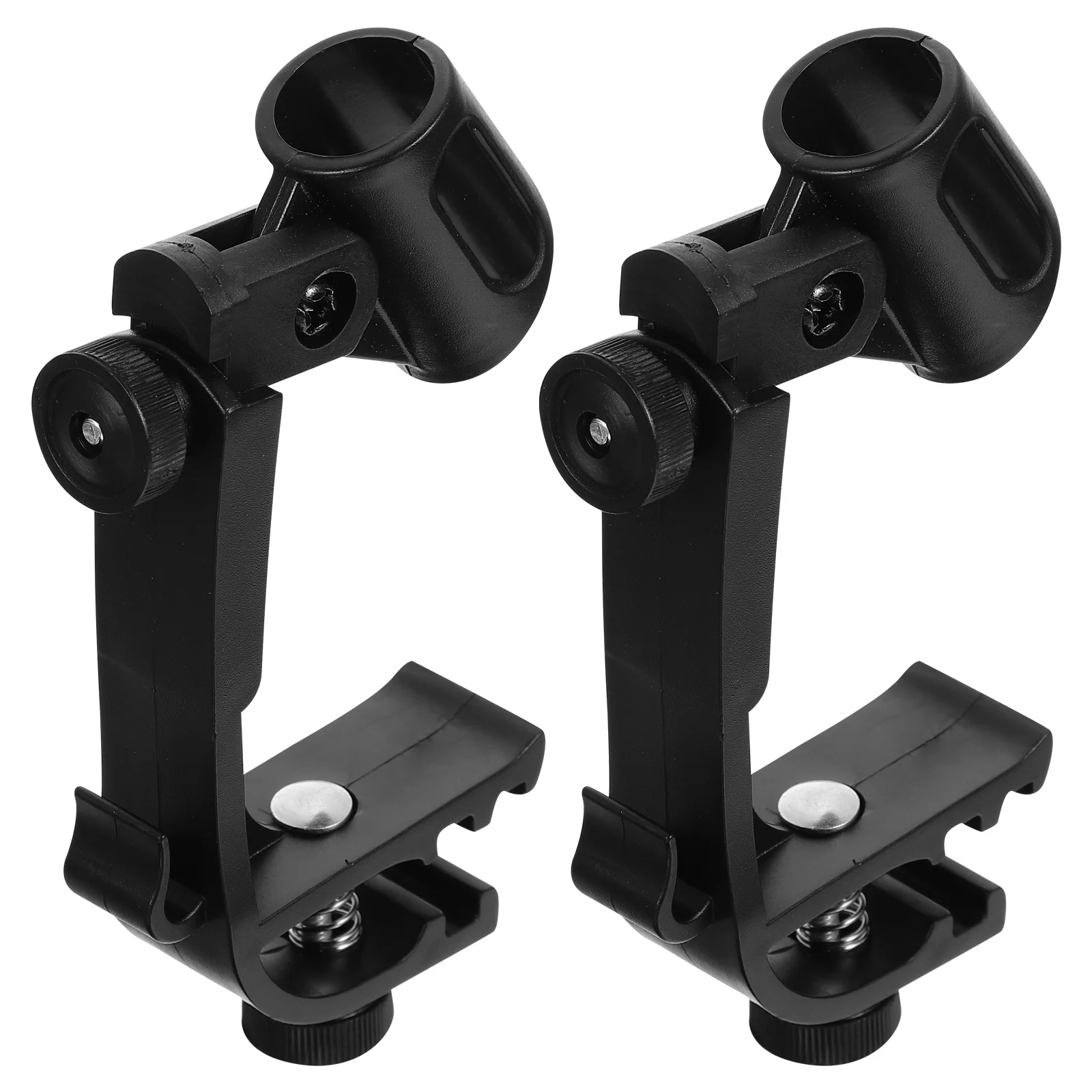 

2pcs Universal Microphone Mount Stand Holder Drum Mic Clip Clamp for Studio