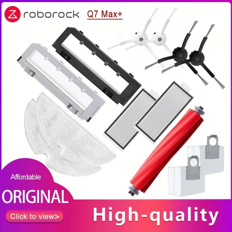 Zubehör Set für Roborock Q Revo / Q Revo S / Q Revo Plus – Filter Bürsten Wischpads