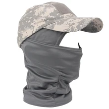  MEGE Tactical Camouflage Mask Hat Baseball Cap Beanies Military Army Skullies Unisex Hip Hop Knitted Cap Elastic Outdoor Cap 