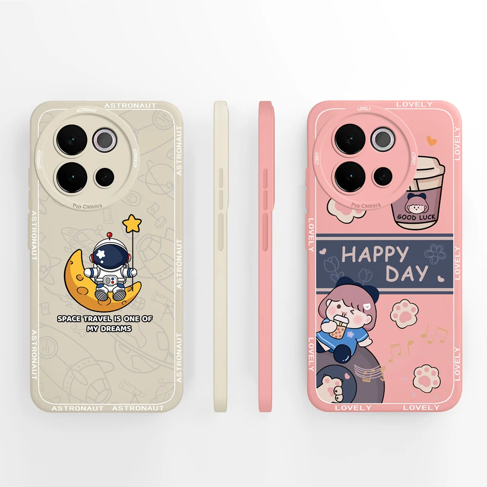 Sky Cloud Moon Liquid Silicone Shockproof Bumper Case – Durable High-Quality Design